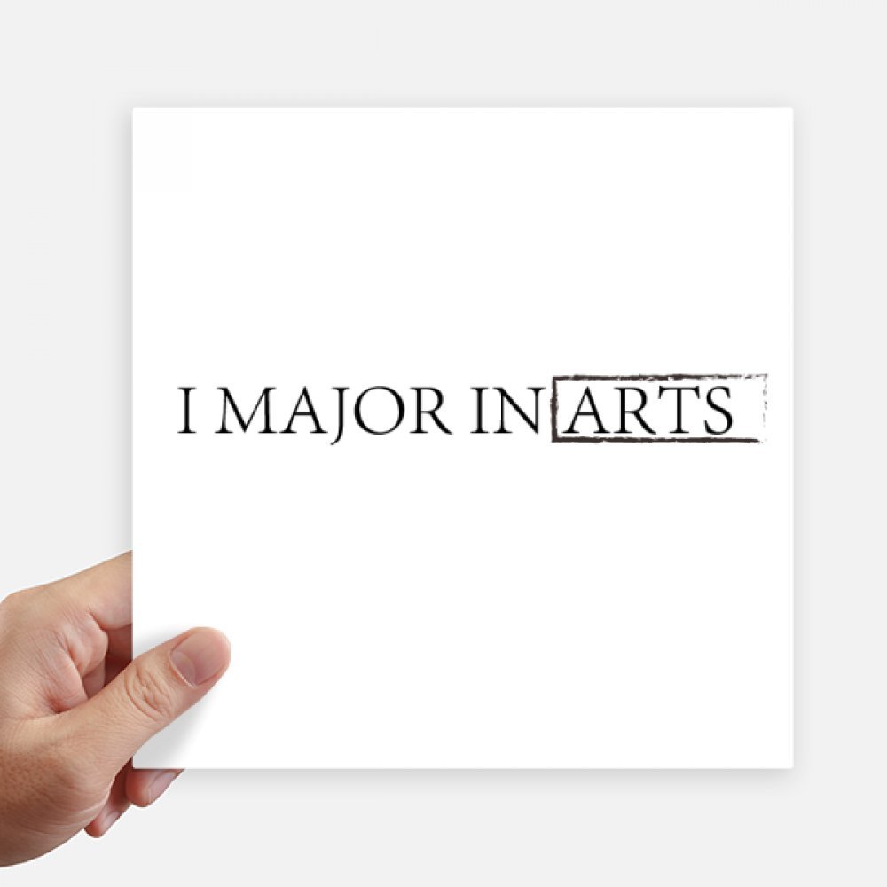 Sticker citation Arts 20cm pour personnaliser votre valise et moto