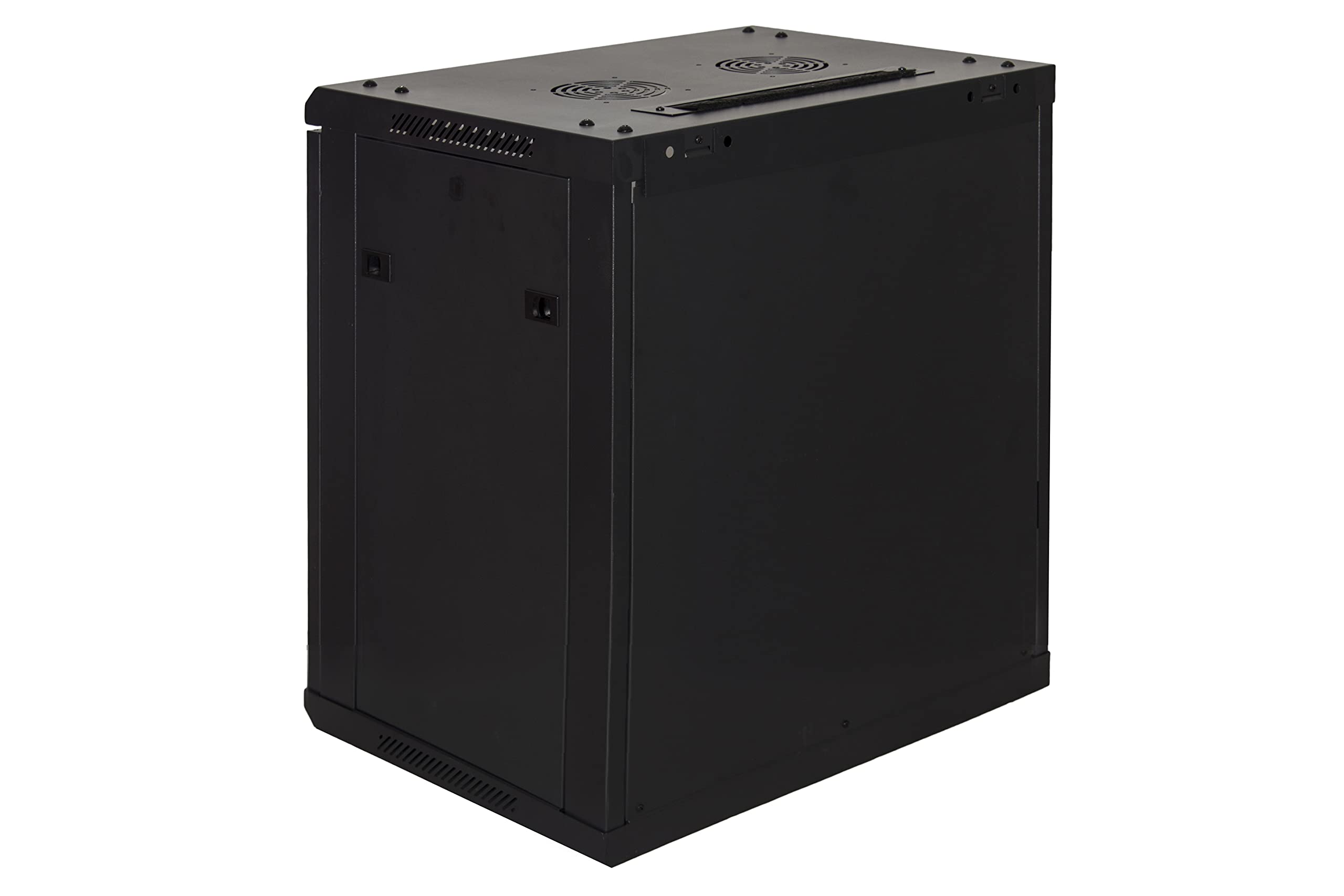 Armadio Rack 19" 9 Unita' da Muro A 500 x (L) 600 x (P) 450 Nero DISASSEMBLATO Porta Vetro