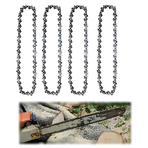 HJYDGJ Cadena de motosierra, 4 unidades, cadena para motosierra, cadena para motosierra, cadena de 6 pulgadas, cadena de motosierra para varias motosierras, compatible con paisajismo