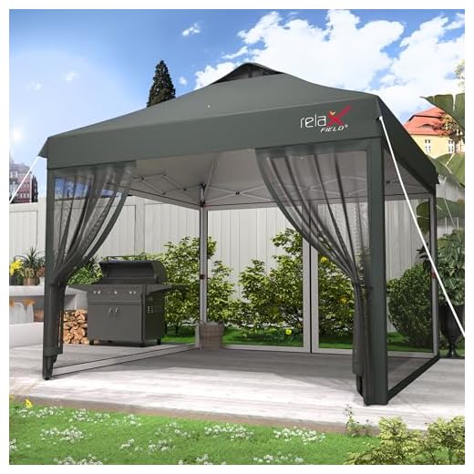 Best hickory umbrella RELAX FIELD 10x10 Pop Up Canopy Tent
