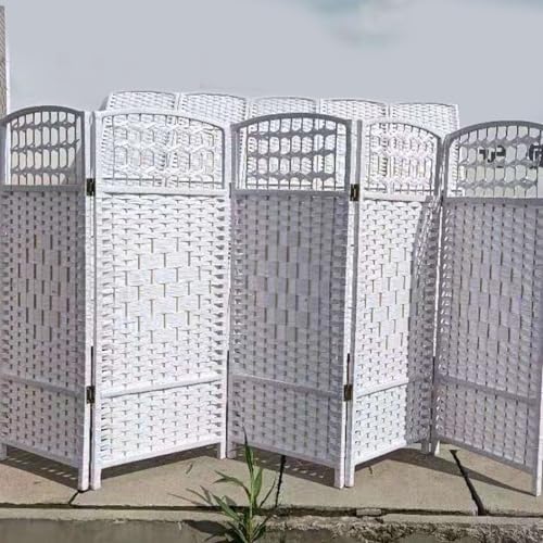 GN2AAIL 間仕切り パーテーション 自立 収納 壁 タイプ5 4連 四つ折り 折りたたみ 波型 衝立 目隠し おしゃれ 和室 アジアン 木製 自立式 在宅ワーク 省スペース コンパクト テレワーク 部屋 100*40*4 和風 モダン ナチュラル ル