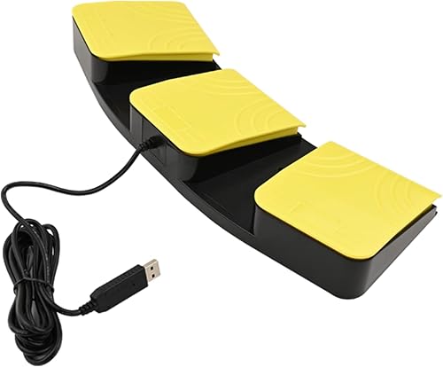 Miniatura 3 de Pedal de pie USB para juegos de PC, interruptor de pie de control óptico, teclado de mouse de mapa de computadora, tecla de combinación de teclas de