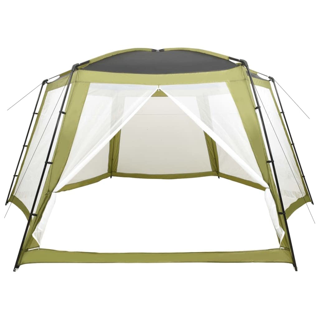 Tenda da piscina per piscine rotonde fino a 500 cm di diametro, tettoia con pareti laterali in rete, gazebo da giardino per piscine