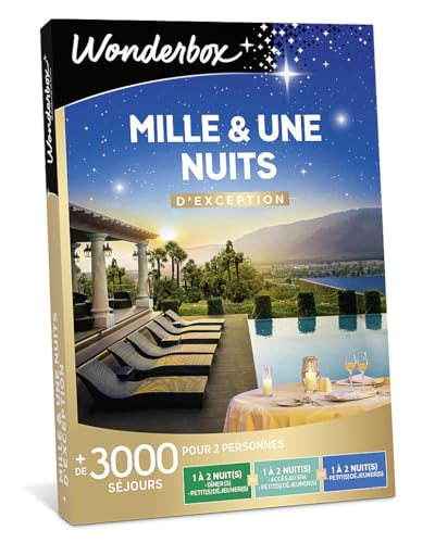 Wonderbox Mille Et Une Nuits D'exception coffret cadeau pour séjours de luxe