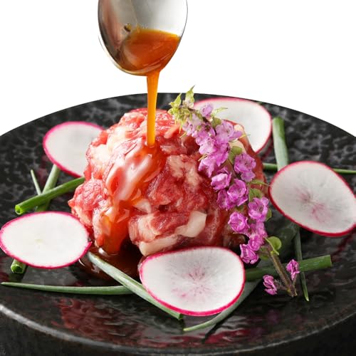 鮮馬刺し 霜降り(カルビ)ユッケ 7個 280g(40g×7)