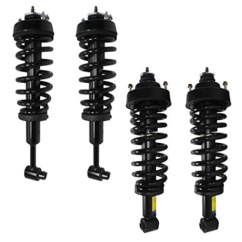 Brand New All (4) Front & Rear Complete Strut & Spring Assembly fits
