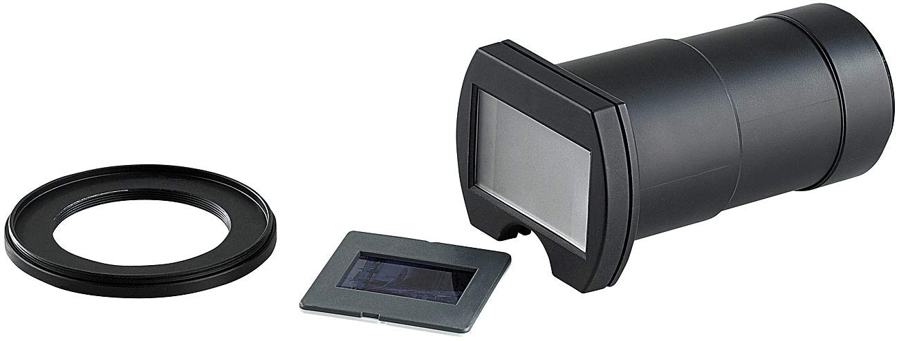 Somikon Objektiv-Aufsatz zum Digitalisieren von Dias/Negativen (refurbished) Negativ Scanner