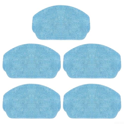 Honseadek Almohadillas de absorción de tela limpiadora compatibles con robot Vcr04w, trapeador de aspiradora reutilizable, trapos para fregar pisos con un fuerte reemplazo de agua y microfibra