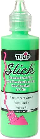 Vernice Tessuto Tulip 3D 118ml - Effetto Dimensional, Colore Nero, Made USA