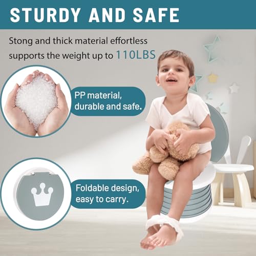 Portable Potty for Toddler,Travel Potty Seat for Toddler,Travel Toilet Kids