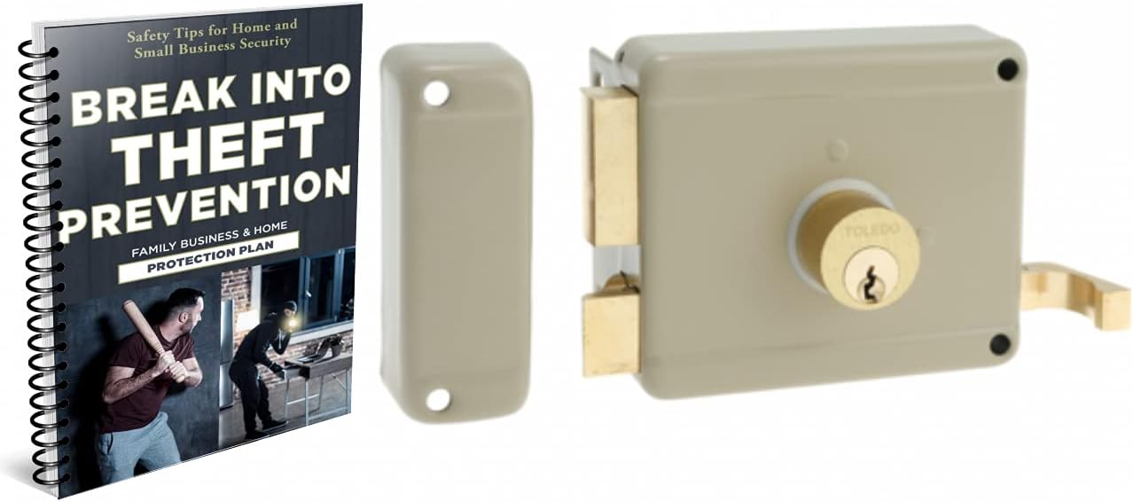 Gate Lock and Key : Deadbolt & Deadlatch Locking : Gate Locks for Outdoor Fence : Weather Tough Gate Lock Heavy Duty Steel Case : Left Hand Inward Position : Gate Locks for Wooden Fence Designs