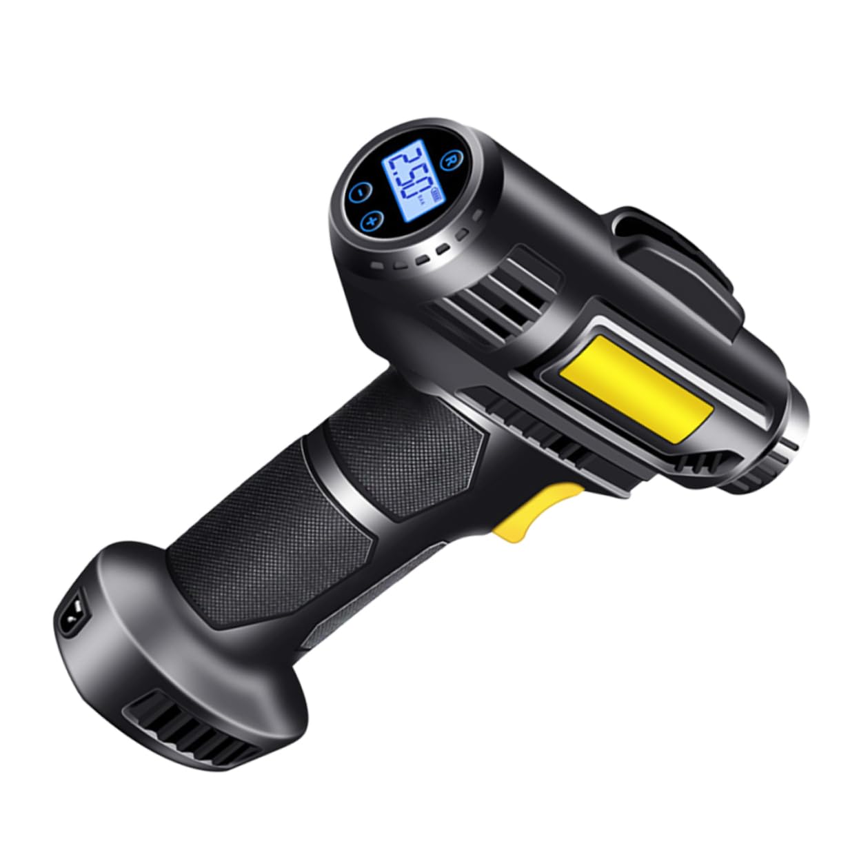 SOLUSTRE 1zestaw Bezprzewodowa Pompa Powietrza Do Opon Samochodowych Przenośny Kompresor z Wyświetlaczem Cyfrowym Ładowany Przez Usb Idealny Do Samochodów Motocykli i Sprzętu