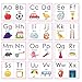 Richardy 13Pcs/Set English 26 Letters Alphabet Flash Cards A4 Posters Classroom Decoration Match Game Baby Learning Toys Kindergarten Kids Montessori Teaching Aids Big Size 11.69X8.27 Inch?