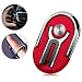 Produktbild Ring Handy Halter, Finger Ring Stand Hände-frei Auto-Lüftungshalterung für Smartphones and Tablets (red)