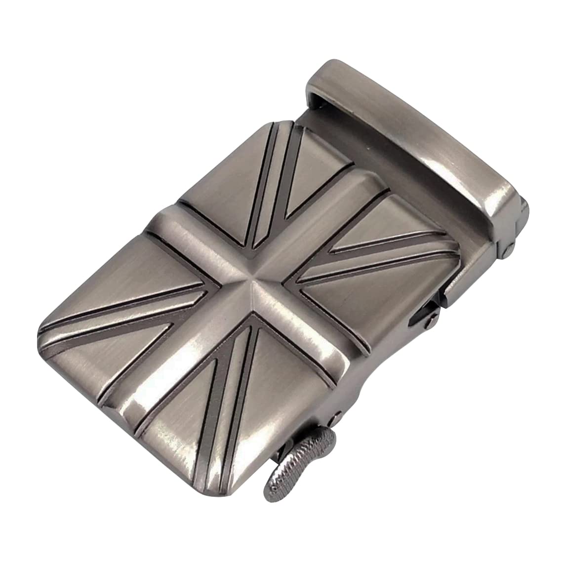 QHA Mens Ratchet Automatic Belt Buckle Only Replacement For 35mm Wide Belts Q98A07