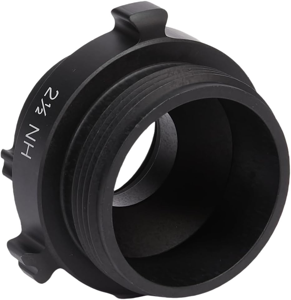 FireHoseDirect Aluminum 1 1/2 inch Swivel Female NH to 2 1/2 inch Male NH Fire Hose Adapter