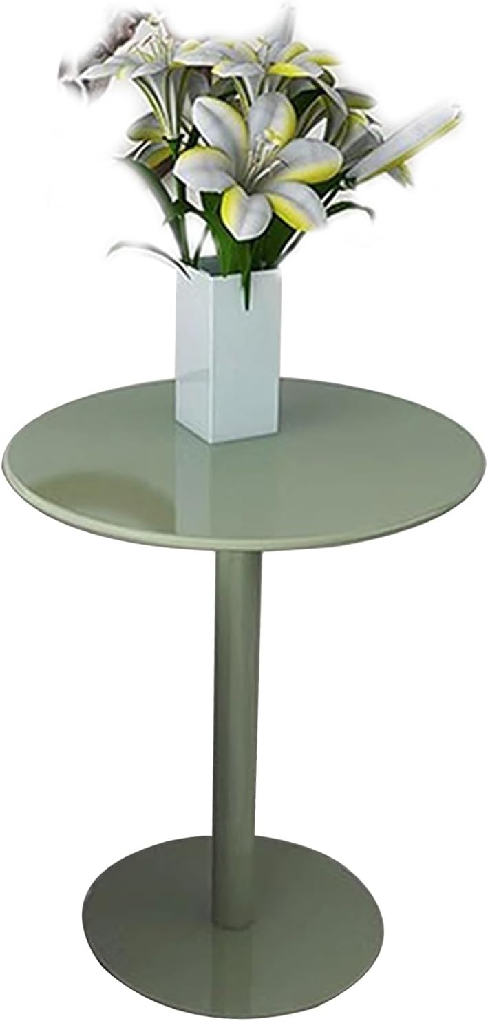 High Bar Table Bistro Table High Top Bar Table Round Tall Pub Bistro Table Cocktail Bar Table with Metal Base, Coffee Dining Table Sofa Small Side Table End Table for Living Room