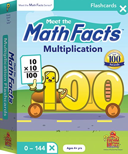 Preschool Prep Company - Primary School Prep Series Meet the Math Facts - Multiplication Flashcards