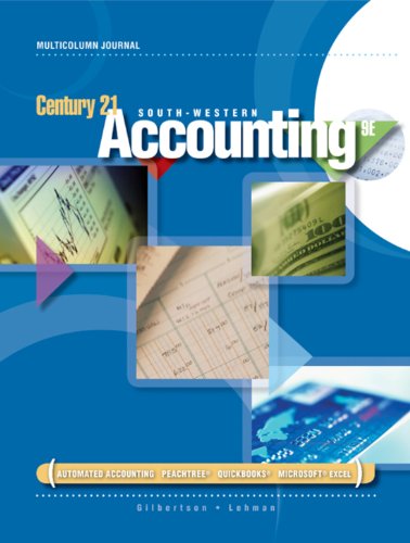 Century 21 Accounting: Multicolumn Journal (Available Titles CengageNOW)