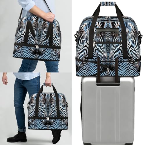 Bolsa de viaje con compartimento separado para gimnasio y yoga 7