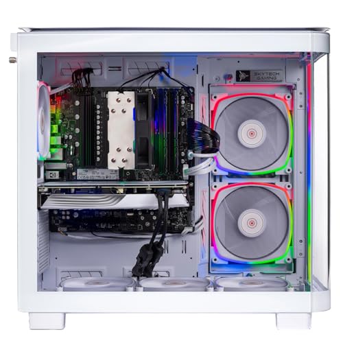 Image of Skytech Gaming King 95 Gaming PC, AMD Ryzen 7 7700 3.8GHz, NVIDIA RTX 4070 Super 12GB, 1TB NVMe SSD, 16GB DDR5 RAM 6000, 750W Gold PSU, Wi-Fi, Win 11, Desktop
