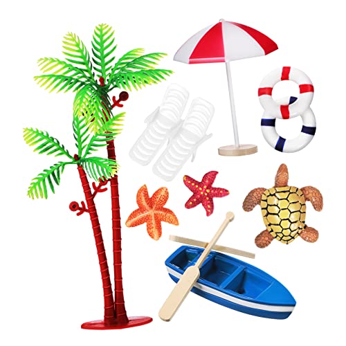 Amosfun 50 Pçs Enfeites De Decoração De Bolo Decoraciones Para Pastéis Decorações De Bolo De Sereia