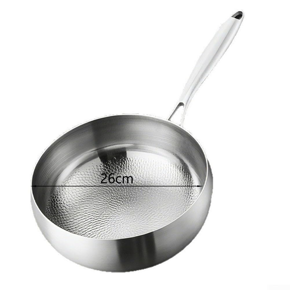 Wok Martilleado 24cm para acero Inoxidable Base 5 para capas(26)