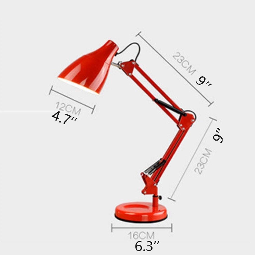 Lampada Da Tavolo Lampada Da Scrivania A LED Lampada Da Tavolo A Braccio Oscillante, Lampade Da Scrivania In Metallo Lampada Da Lettura Per Protezione Degli Occhi Per Camera Da Letto Per Ufficio Lampa