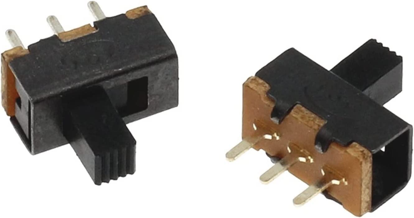 20PCS SS12F17 Toggle Switch 3 Pin 2 Files SS12F17G5 Handle High 5mm Slide Switch DIP