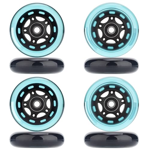 Roues de patin à roues alignées pour rouler sur l'asphalte et les pistes de hockey
