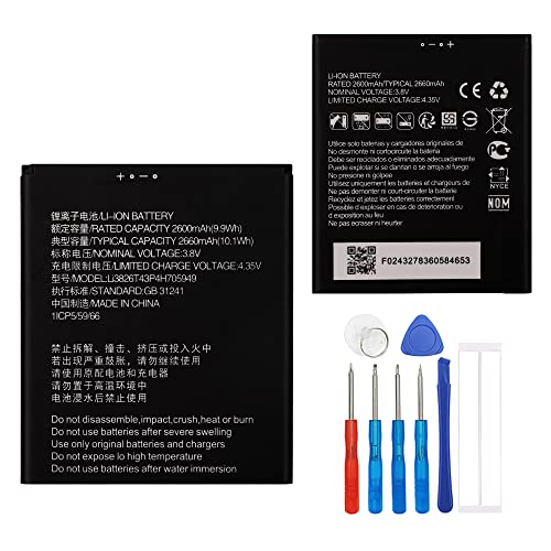 E-YIIVIIL Replacement Battery Li3826T43P4h705949 for ZTE Blade A530 BA530