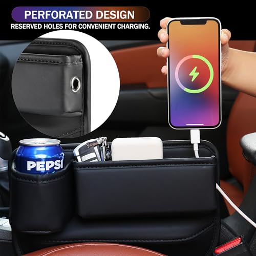 Organizador de hueco para asiento de carro 2 packs miniatura 4
