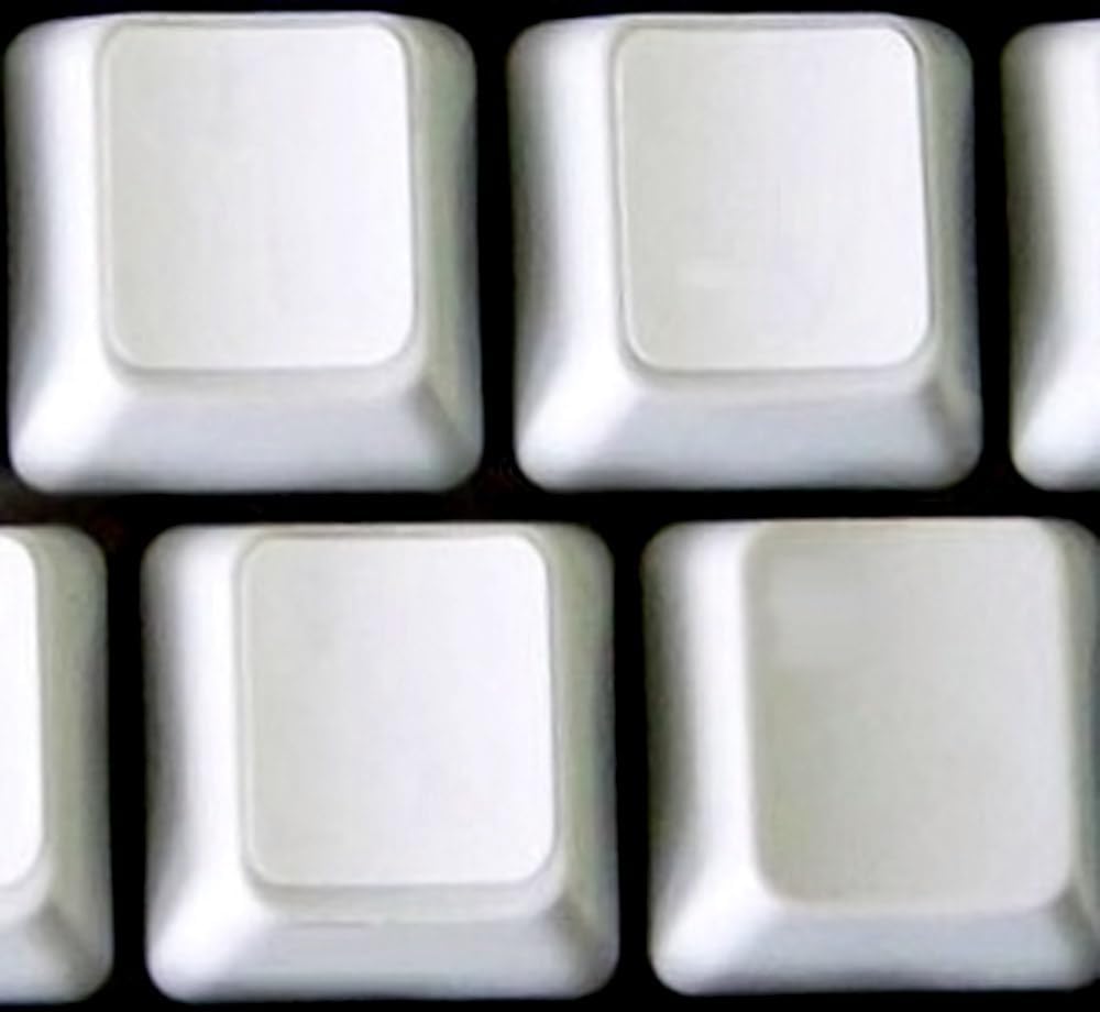 Blank White Keyboard Stickers Label Decal Self-Adheisive for Computer Laptop