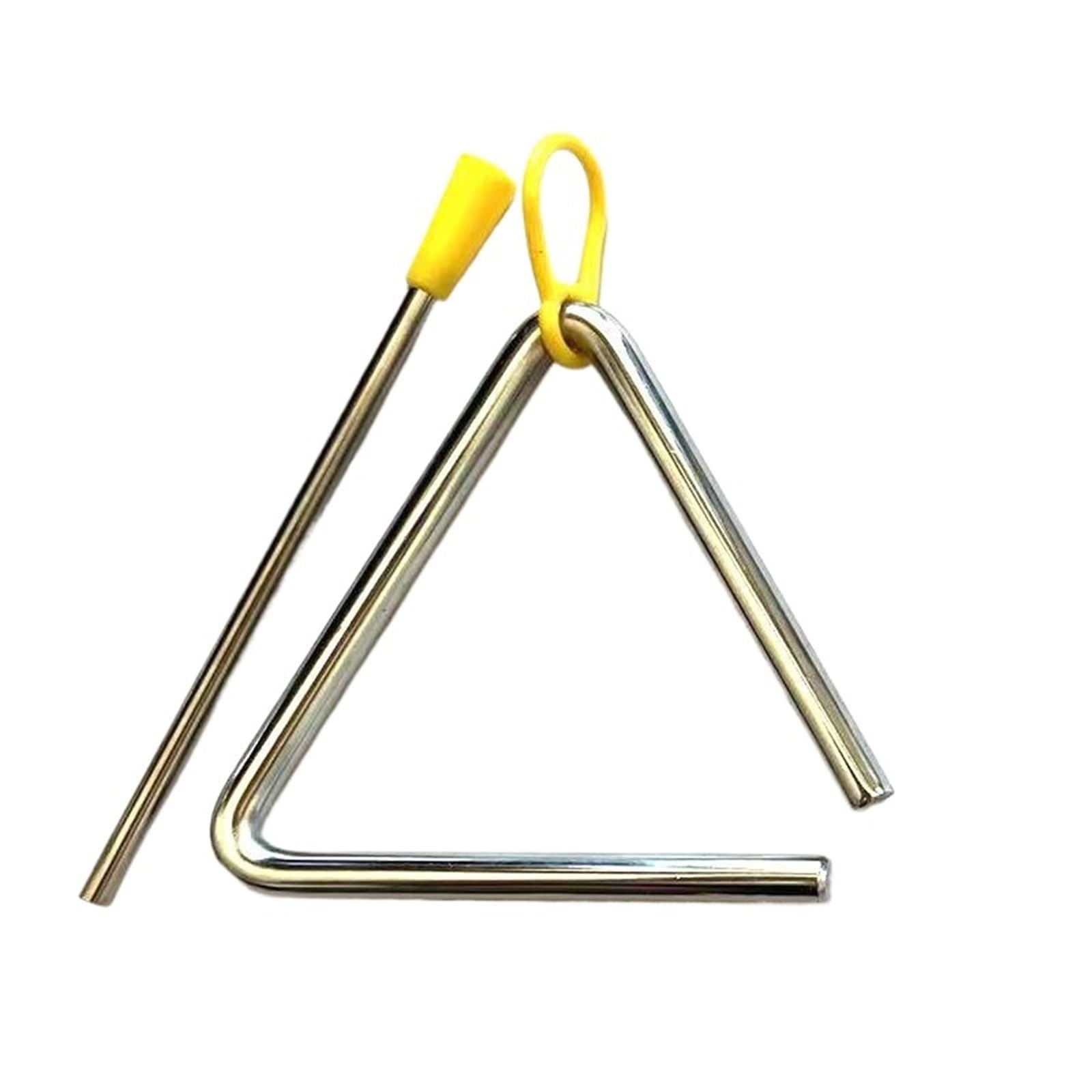 Dreieck-Musikinstrument, Triangle 5 Stück Percussion Lehrinstrument 4-8 Zoll(7Inch)