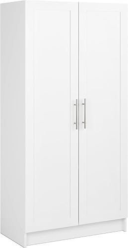 Miniatura 10 de Prepac Elite 65" Tall Storage Cabinet with Panel Doors, Double Door Wood Kitchen Pantry, Dining Room Cupboard with 2 Adjustable and 1 Fixed Shelf