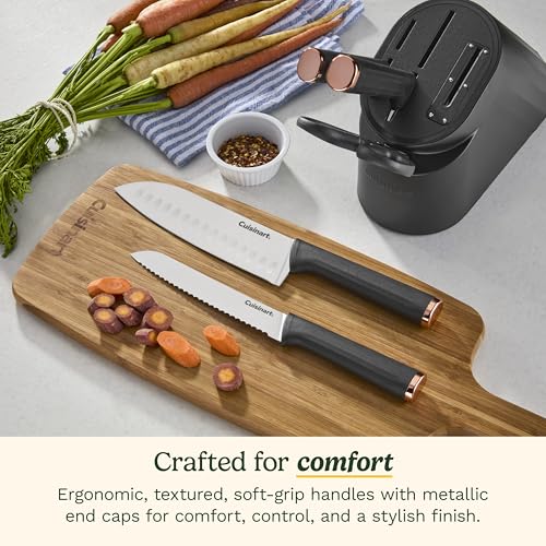 Artisan Elite Stainless Steel Cutlery 6 Piece Knife Block Set, Black - image 5