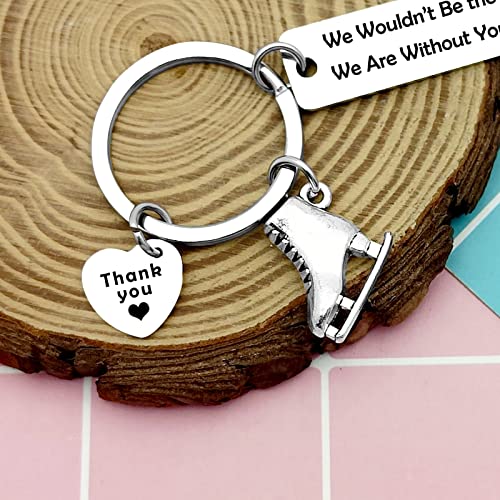 image for Heigebi Ice Skater Gift Skating Keyring Figure Skater Gift Ice Skating