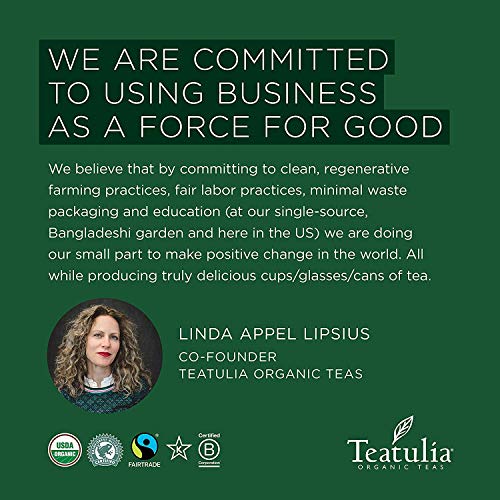 Teatulia Organic Hibiscus Berry Herbal Tea Bags With Rosehips 180 Tea Bags | 6 Canisters X 30 Paper Square Tea Bags | Naturally Caffeine-Free | Bulk Floral And Fruity Tea Full Of Antioxidants #TOP4