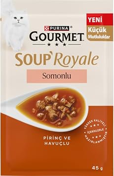 Gourmet Soup Royale Somonlu Kedi  orbas  45g