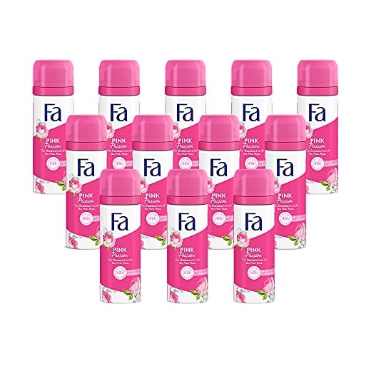 Fa - Desodorante Spray Pink Passion Mini 50ml (Pack de 12)