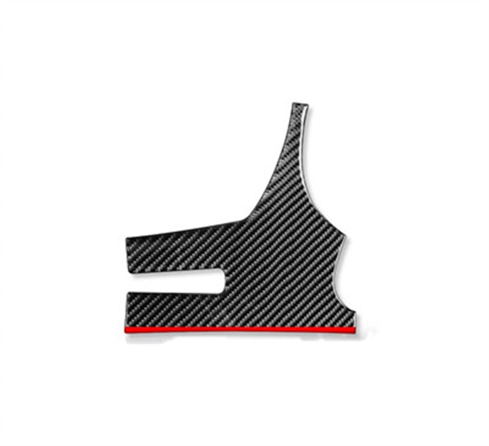 Carbon Fiber Car Interior Headlight Switch Panel Trim Sticker Decoration for Nissan for Rogue T32 2013-2021 Anti-dust(Black and red LHD)