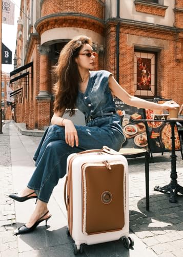 Image of DELSEY Paris- Cabin Polycarbonate 8 Spinner Wheels||Trolley Bag||