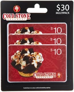 Cold Stone Creamery Gift Cards, Multipack of 3 - $10