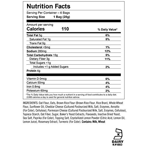 Munchkin ® Milkmakers® Lactation Cheddar Crisps For Breastfeeding Moms With Oats And Flax thumb #4