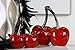 Produktbild Casablanca 36440 Skulptur - Dekofigur - Kirsche - Double Cherry Keramik - rot/Silber 21 x 21,5 cm