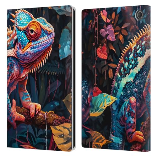 Housse Fire Max 11 antichoc avec porte-cartes et motif Iguane