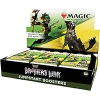 Magic The Gathering Magic the Gathering The Brothers War Jumpstart Boosters (18 Boosters Per Display), Multicolor (D1479000)