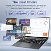 jumper 16 inch Convertible Laptop, Laptop Computer with IPS FHD 360 Degree Touchscreen, 16GB RAM 640GB Storage, Fingerprint Reader, Backlit Keyboard, Celeron N5095, 53.2WH, 1 Year Office 365
