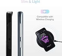 Vista 6 de VELVET CAVIAR Funda compatible con Samsung Galaxy S8 para niñas y mujeres, bonitas fundas protectoras para teléfonos (mármol negro)