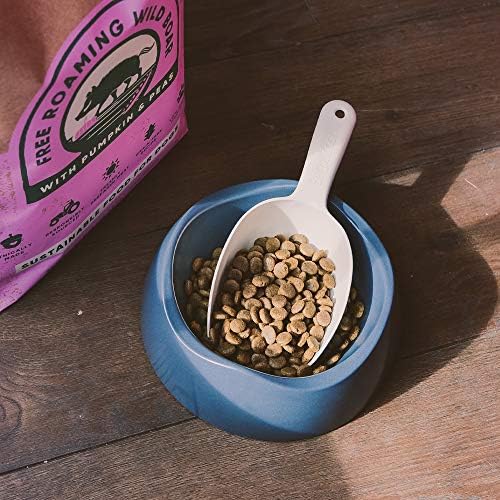 Beco Pets, Bamboo Dog Food & Water Bowl, Non-Slip, Easy Clean, Pink, Medium